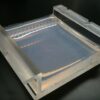 Two_percent_Agarose_Gel_in_Borate_Buffer_cast_in_a_Gel_Tray_(Front,_angled) اكاروز Agarose